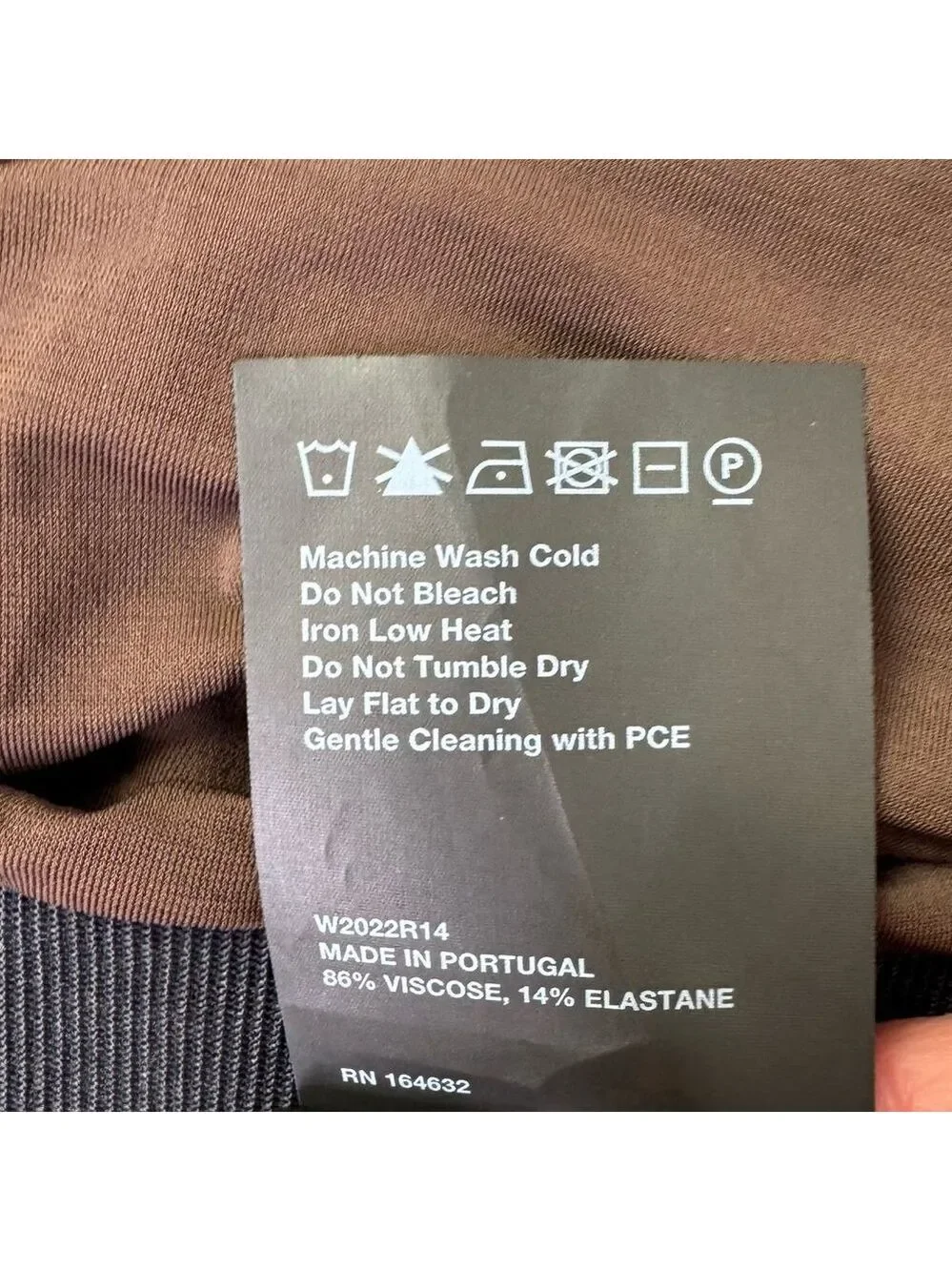 NEW Wardrobe NYC Sheer Tight Dark Brown Size XS